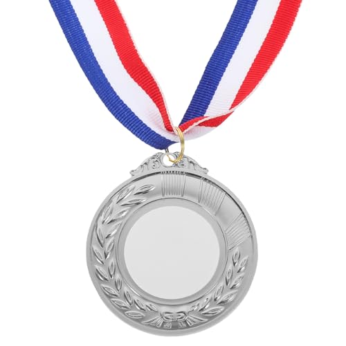 Garneck Entwerfen Sie Ihre Eigenen Auszeichnungsmedaillen Mit Halsbändern Medaillen-Set Selbstgemachte Leere Medaillen Siegermedaillen Aus Metall Für Kinder Und Erwachsene Lustige von Garneck