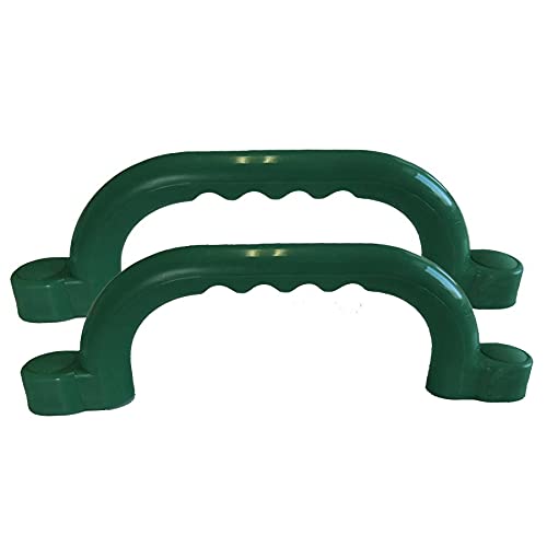 Haltegriffe dunkelgrün Set mit 2 Handgriffe als Zubehör für Stelzenhaus von Gartenpirat® von Gartenpirat
