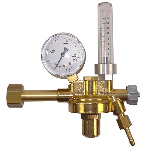 Gase Dopp Druckminderer Flaschendruckregler Formiergas 200bar mit Flowmeter 3-30 l/min - deutsches Produkt von Gase Dopp