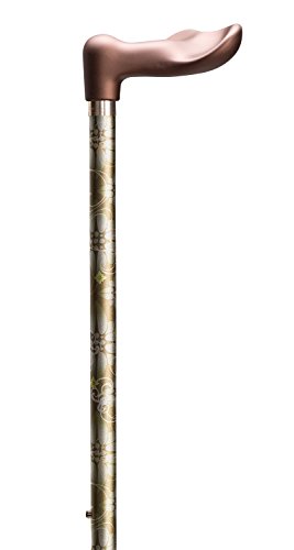 Gehstock Gehhilfe Fischer-Stock mit Softgriff rechts oder Links Fantasie-Dekor, Linkshänder von Gastrock