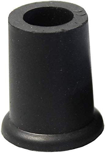Gummipuffer schwarz für Gehstöcke 8-22mm, Gehstockgummi, Stockkapsel, Gummikappe (14mm) von Gastrock