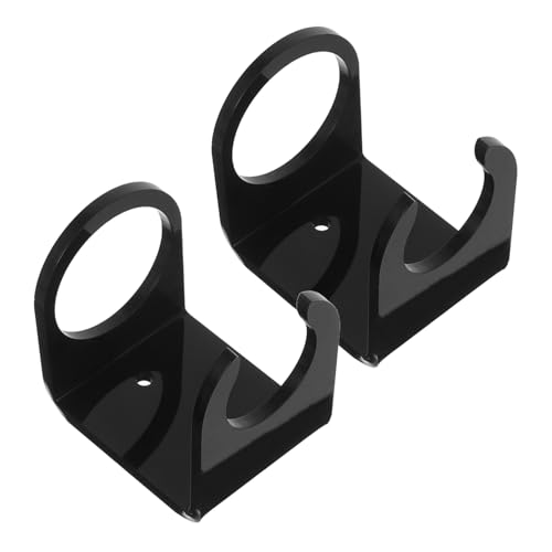 Gatuida 2 Sätze Baseballschlägerhalter aus Acryl Wandhalterung Robust Langlebig Horizontaler Bat Display Halter für Autogramm Erinnerungsstücke Geeignet Schwarz von Gatuida