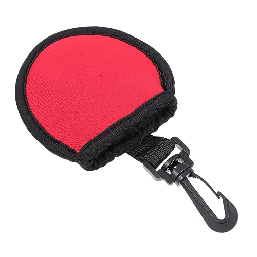 Gatuida Golfball Reinigungstasche Neopren mit Weichem Plüschfutter Langlebig und Waschbar Multifunktionale Golftasche zur Schonenden und Schutz Balls Praktische EIN Personen Rot von Gatuida