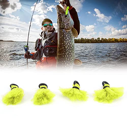 4pcs Fliegenfischen Schwimmer, Strike Indicators Kit Fliegenfischen Schwimmer Garn Strike Indicators Drift Bobbers Fliegenfischen Garn Schaumstoff Schwimmer Bobber Angeln Zubehör (fluoreszierende gelb von Gavigain