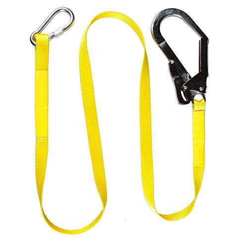 Gavigain Aerial Work Safety Belt, Outdoor Mountaineering Climbing Roofing Roofers Aerial Work Protection Belt Harness Lanyard Hook Equipment von Gavigain