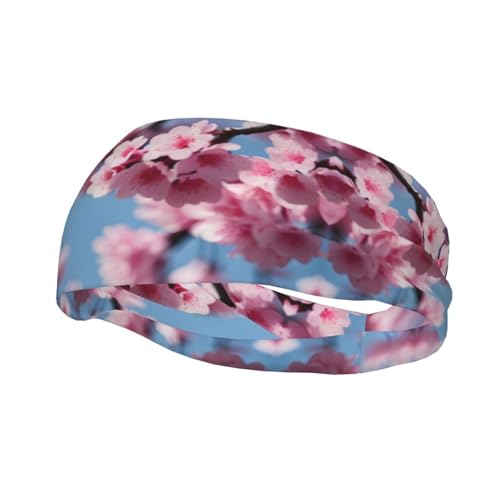 Cherry Blossoms Performance Sport-Stirnband – elastisch, atmungsaktiv, schweißableitend, leicht zu reinigen, leicht und praktisch von GaxfjRu