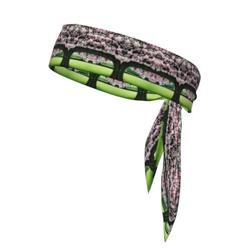 Floral Ivy Blossoms Tree Outdoor Sports Schweißabsorbierende Stirnbänder - Perfekt für Tennis, Laufen, Radfahren und mehr von GaxfjRu
