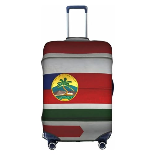 GaxfjRu Personalisierte Gepäckabdeckung mit Flagge von Hawaii, TSA-geprüft, Kofferabdeckungen für Gepäck, 71,1 cm, große Kofferhülle, Weiss/opulenter Garten, Small von GaxfjRu