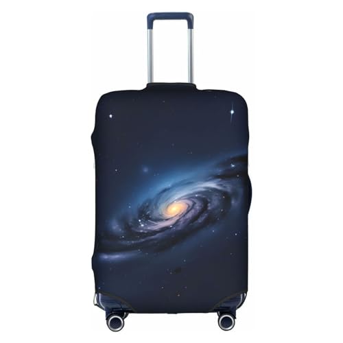 GaxfjRu Universum Milchstraße, personalisierbar, TSA-zugelassene Koffer, Kofferabdeckungen für Gepäck, 71,1 cm, große Kofferhülle, Weiß, X-Large von GaxfjRu