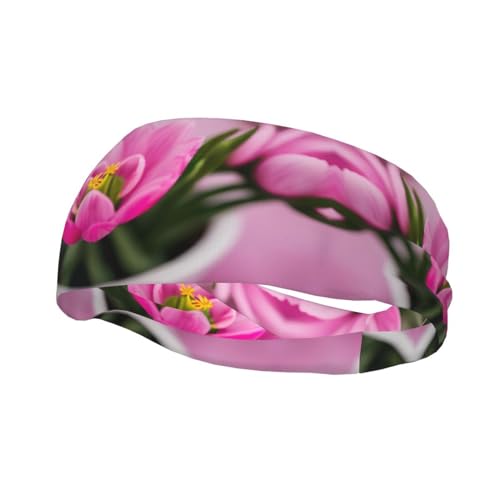 Spring is in The Air Printed Junk Bandana Headbands - Lightweight and Breathable Sports Headbands for Running - Ideal for Long Hair von GaxfjRu