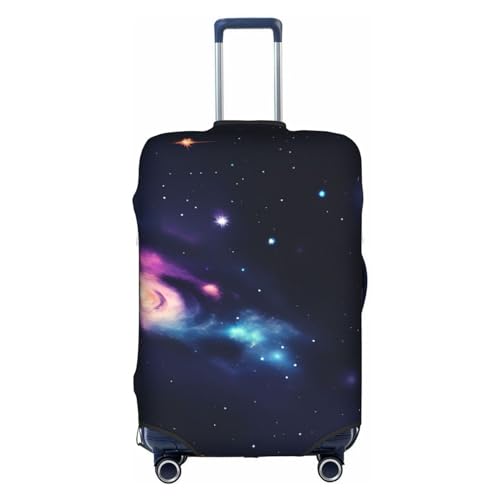 Universum Galaxy Space Personalisierte Gepäckabdeckung, TSA-zugelassene Koffer, Kofferabdeckungen für Gepäck, 71,1 cm, große Kofferhülle, Weiss/opulenter Garten, Medium von GaxfjRu