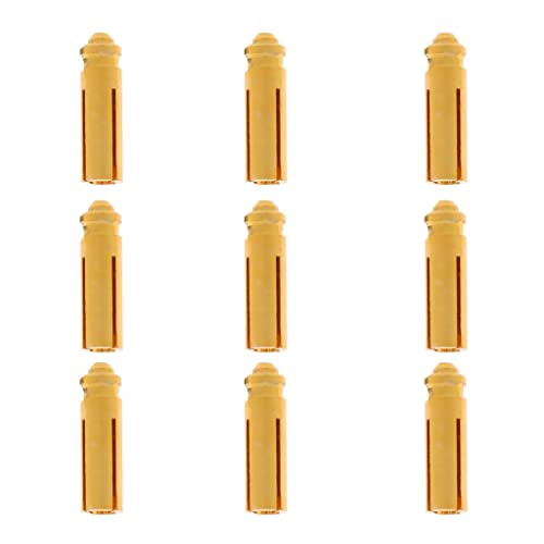 Gazechimp Set Von 9 Stück Aluminium Dart Flyschutz - Dart Flightschutz, unterschiedliche schöne Farben Auswählbar - Gold von Gazechimp