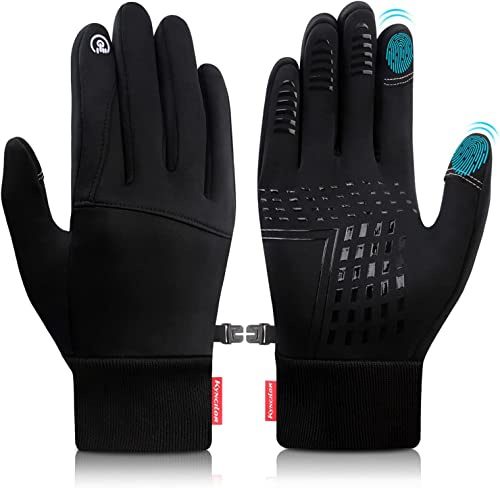 Gcbiger Thermo-Handschuhe Winterhandschuhe Touchscreen Anti-Rutsch Winddicht Warme Vollfinger-Mountainbike-Handschuhe (XL) von Gcbiger