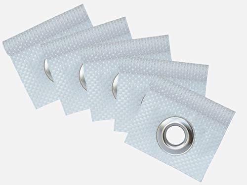 GeKaHo 5 x Kederöse für Kederschiene weiß/schwarz D=7,5 mm Camping Öse Kederband Vorzeltkeder (Weiss) von GeKaHo