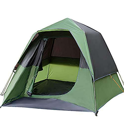 GeRRiT 6-Personen-Zelt – schnelles und einfaches Campingzelt, professionelles wasserdichtes und winddichtes Gewebe, 3-seitiges Belüftungsnetz, Sn-Belüftungsnetz, doppellagig, leicht und Tragetasche von GeRRiT
