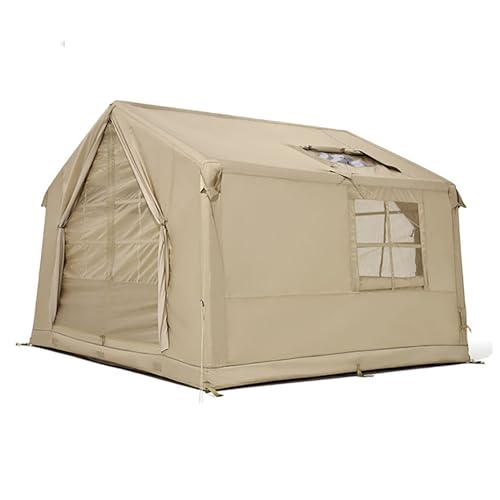 7㎡ Großes aufblasbares Zelt, regensicheres und verdicktes Wind- und sonnensicheres Haus für Outdoor-Camping über Nacht von GeRRiT