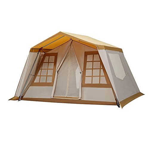 Familien-Kabinenzelte aus Oxford-Stoff, großes Zelt für 5–8 Personen, wasserdicht, doppelschichtig, großes Zelt für Outdoor, Picknick, Camping, Familie, Treffen mit Freunden von GeRRiT