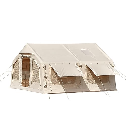 Große Campinghütte, aufblasbares Glamping-Zelt, Oxford-Campingzelt, integrierte Luftsäule, einfach zu Bauen, stabil und sicher von GeRRiT
