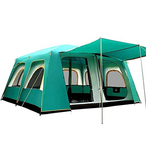 Sofortiges, leichtes, großes Familien-Camping-Kuppelzelt, wasserdichte Outdoor-Zelte mit 2 Schlafzimmern und 1 Wohnzimmer von GeRRiT