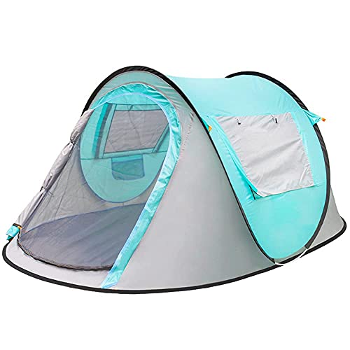Zelt, 3–4 Personen, automatisches Pop-up-Überdachung, automatisches offenes Zelt, für Strandreisen im Freien und Camping von GeRRiT