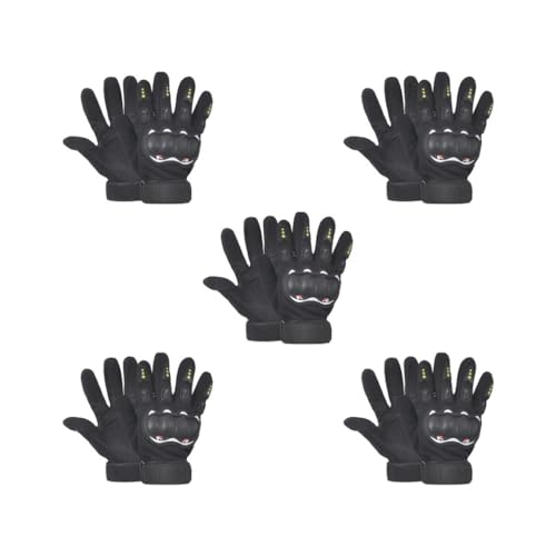 5 Set Longboard-Handschuhe für Downhill Slide Skate Schutzausrüstung Verstellbarer Riemen von Geardeangloow