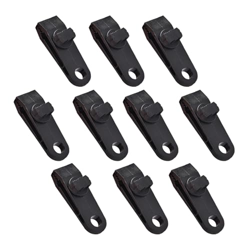 Geavonyg 10pcs Tarp Clips Grip Klemmen Daumenschraube Zelt Clip Forderader Pool Markiser Abdeckung Bündungskabel Clip Pool Abdeckungsaufsätze Campingausrüstung Outdoor Campingzubehör von Geavonyg