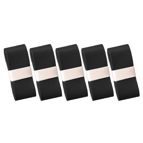 Geavonyg 5pcs Sortierter Farb Tennis Schläger Übergreifend Verstärkt Grip Badminton Tape Sweat Absorbierende Kürbisschläger Wrap Set Tennis Rassenübergreifend von Geavonyg