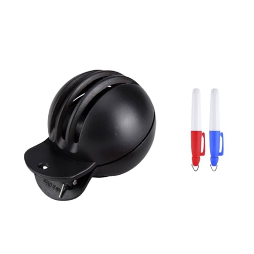 Geavonyg Sphärische Golfballmarker Mit Pens Golfball Puting Clip Template Alignment Tool Putt Positioning Dauer Golfbälle Linie Mit Pens Golfs Timing Tool von Geavonyg