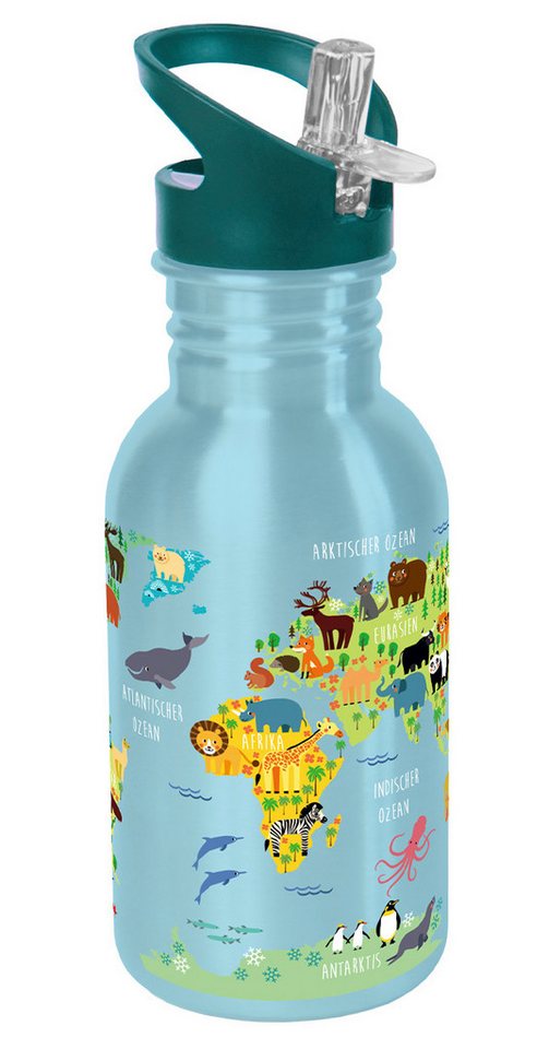 Geda Labels GmbH Trinkflasche Wo kommt ihr denn her, Hellblau, 500ml, nicht spülmaschinengeeignet von Geda Labels GmbH
