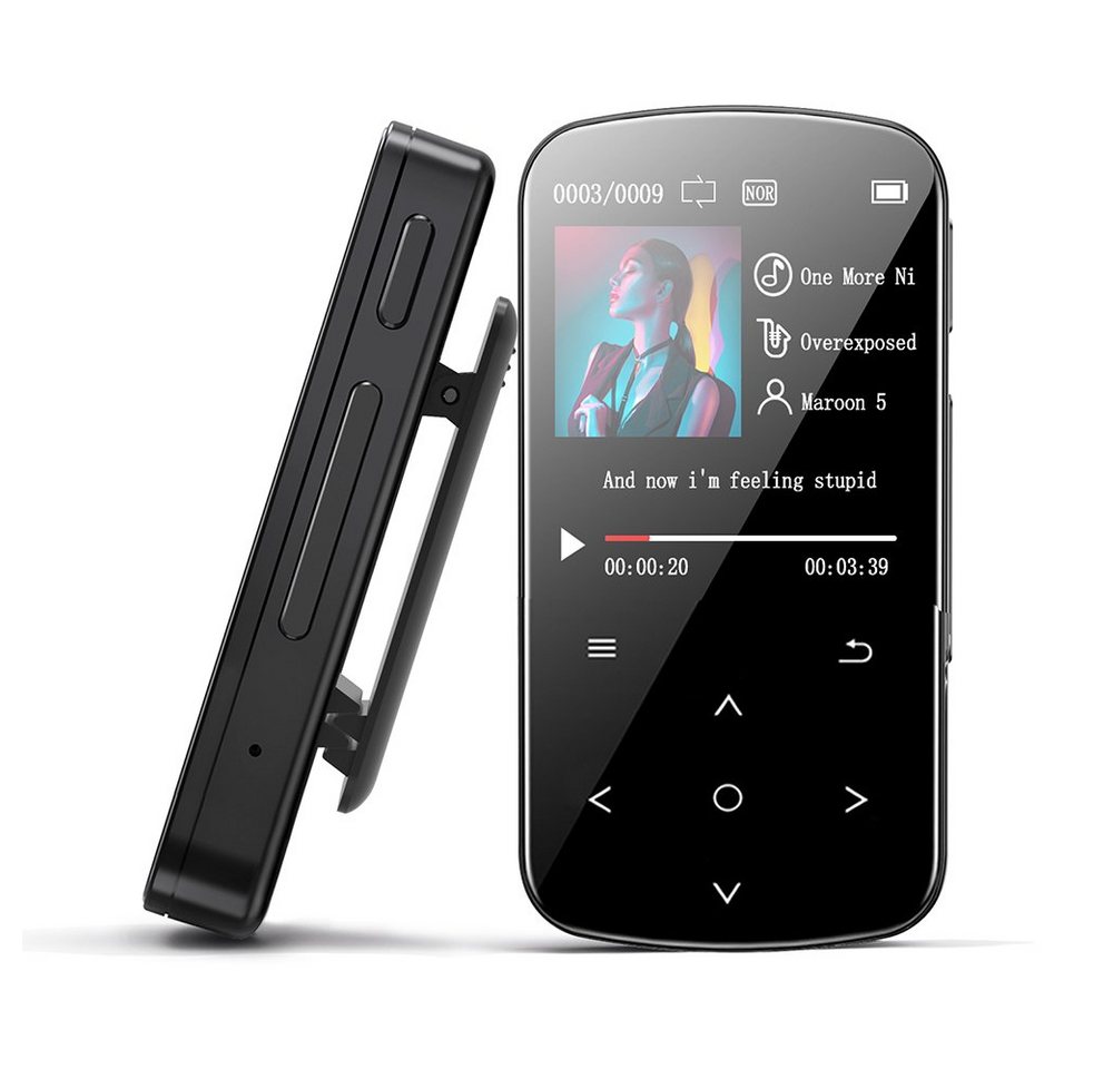 GelldG MP3 Player Bluetooth 4.2 Sport mit 1,54 Zoll Farbbildschirm MP3-Player von GelldG