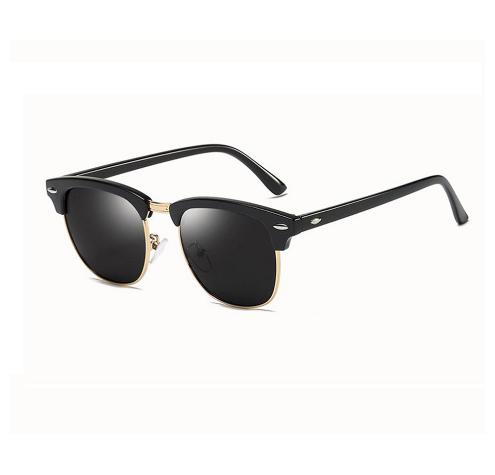 GelldG Polarisierte-Halbrahmen-Sonnenbrille-Unisex-Sonnenbrille Kopfhörer von GelldG