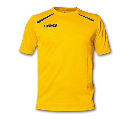 Gems Herren Sud Carolina T Shirt, Gelb / Blau, S EU von GEMS