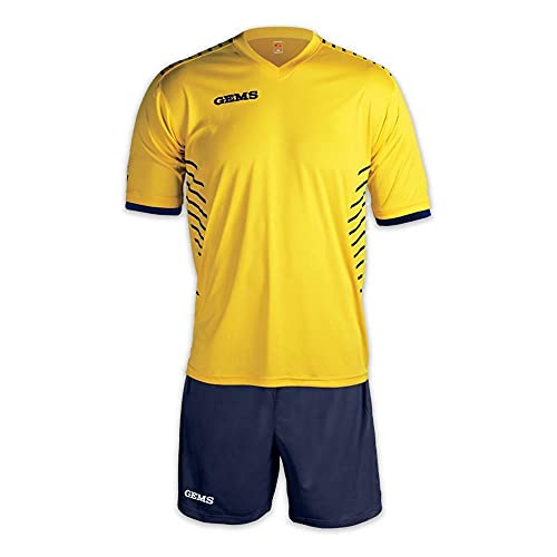 Gems Herren Chelsea Fußball-Kit, Gelb/Blau, XL von GEMS