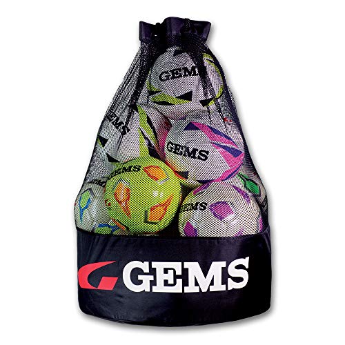 Gems Unisex – Erwachsene Sacca portapalloni Ball Trolley-Tasche, Schwarz, Uni von GEMS