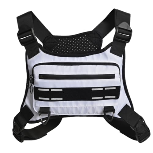 1-teilige Sport-Brusttasche – Laufwestentasche, reflektierende Brusttasche | Verstellbare Handytasche, atmungsaktive Brusttasche mit breitem Schultergurt, Sport-Brusttasche oder Workout, Laufen von Generic