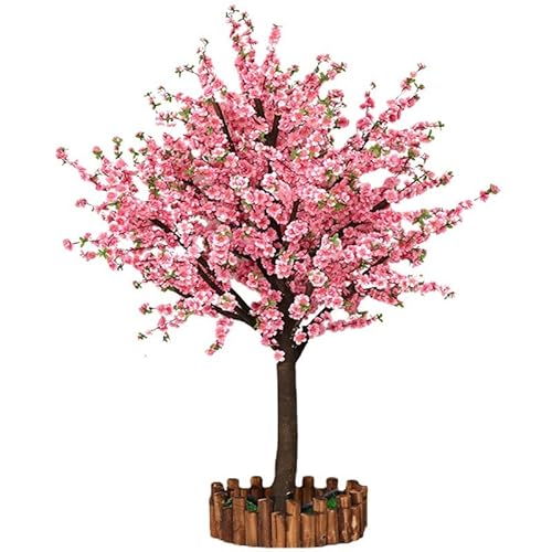 1.8X1.5m Artificial Cherry Blossom Tree Simulation Tree Fake Vines Flowers for Home Wedding Party Garden Office Decoration Silk Plants 2X1.5m/6.6x4.9FT von Generic