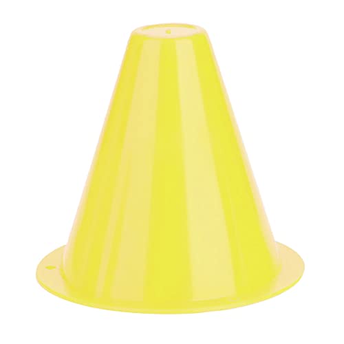 10 Stück Fußball-Marker, Trainingskegel für Kunststoff-Fan-Zubehör (Yellow) von Generic