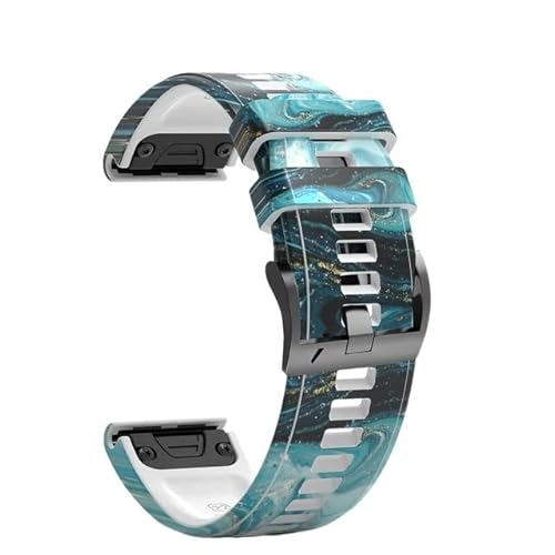 22 26 -mm -Armband -Gurt für 7 7X / Smart Watch gedruckte Sport Schnellveröffentlichung Silikonband von Generic