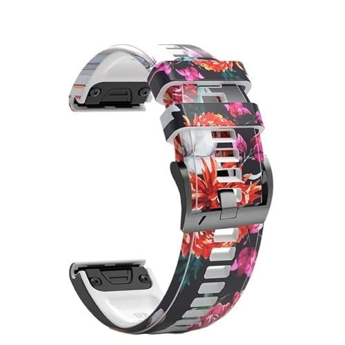 22 26 -mm -Armband -Gurt für 7 7X / Smart Watch gedruckte Sport Schnellveröffentlichung Silikonband von Generic