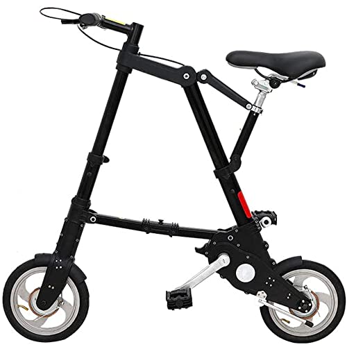 25,4 cm leichtes Mini-Klapprad – tragbares, verstellbares Cityrad für Damen und Herren, Aluminiumrahmen – Reise-Outdoor-Fahrrad von Generic