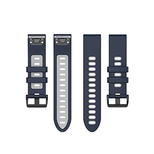 26 22 mm Schnellverschluss-Armband für 7 7X 7S 3HR 945 Silikon Easyfit Handgelenkband für 6 5 Uhr von Generic