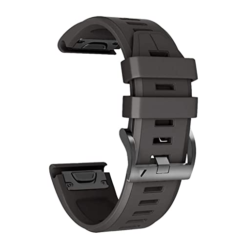 26 22 mm Silikon-Armband für Fenix ​​6X 6Pro Uhr, Schnellverschluss, einfach zu montierendes Armband für Fenix ​​5X 5Plus Zubehör von Generic