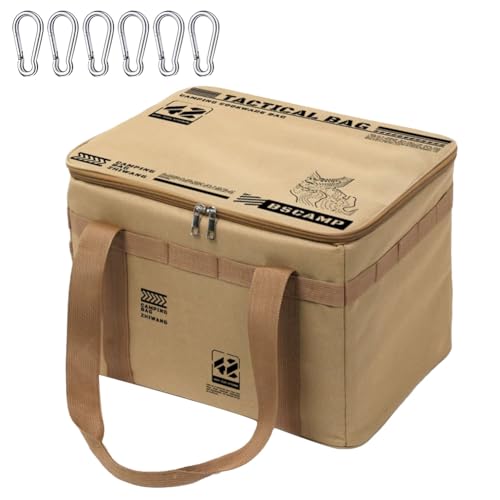 42L Isolation Faltspeicherbox Großkapazitätsgeschirr Handtasche (Khaki) von Generic