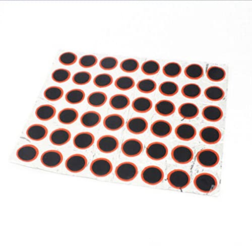 48 Stück 25 mm runde Gummi-Patches für Fahrrad Reifen Innenschläuche - Schwarz von Generic