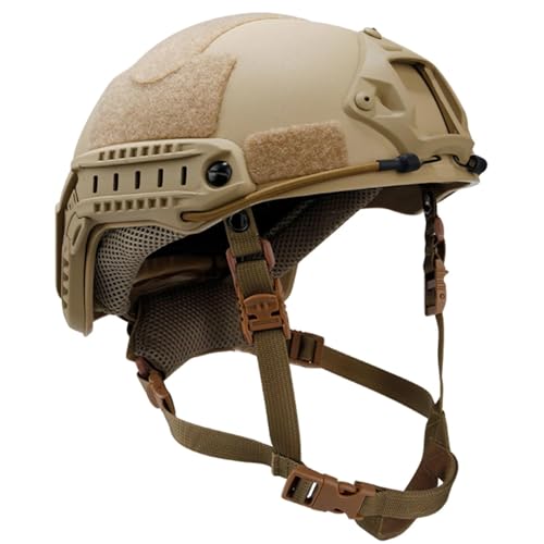 7 mm Dicker Fast Helm – Hochwertiger, Verstellbarer Taktischer Airsoft Schutzhelm, für CQB, Paintball und CS Spiele(T) von Generic