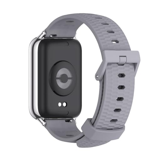 Armband Kompatibel mit Xiaomi Smart Band 8 Pro/Redmi Watch 4 Silikonband,Schweiß Wasserdicht Ersatz Uhrenarmbänder 20mm Weiche Silikon Sport Armbänder Uhrenarmband (20MM,1 Grau) von Generic