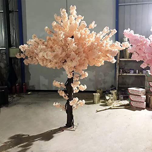 Artificial Cherry Blossom Tree, Sakura Tree, Weeping Cherry Tree, Fake Cherry Blossom Fake Plants, Artificial Trees with Real Wood Stems and Lifelike Leaves Replica A-1.5x1m von Generic