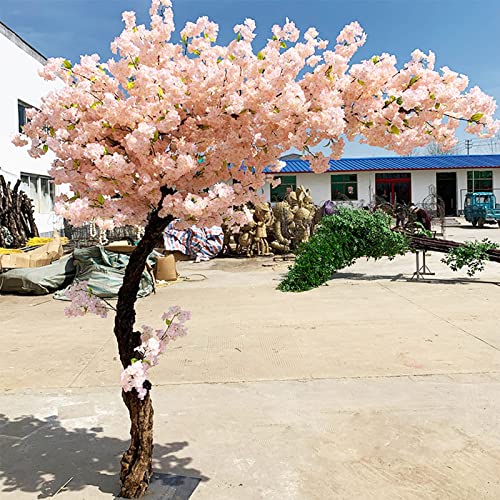 Artificial Cherry Blossom Tree, Sakura Tree, Weeping Cherry Tree, Fake Cherry Blossom Fake Plants, Artificial Trees with Real Wood Stems and Lifelike Leaves Replica B-1.5x1.5m von Generic