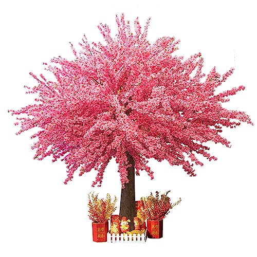 Artificial Cherry Blossom Tree, Weeping Cherry Tree, Fake Cherry Blossom Fake Tree, Artificial Cherry Blossom Tree, Artificial Trees for Home Office Decor Indoor Out A- 1.5x1.5m/4.9x4.9ft von Generic