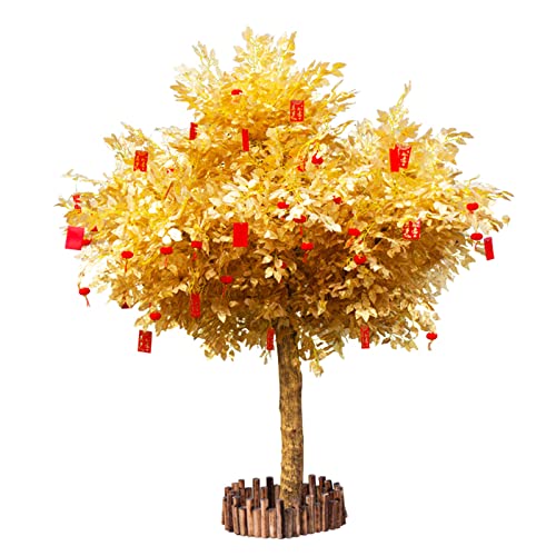 Artificial Golden Banyan Trees, Ficus Tree Artificial, Faux Ficus Tree, Artificial Ficus Tree, Simulation Banyan Tree Ficus Tree, Wishing Tree, Artificial Tree for H 1.5 * 1m/4.9x3.2ft von Generic